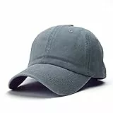 QWUVEDS Cappello da baseball unisex regolabile casual lavato solido cappello da baseball cappello antipioggia nero cappello cappello da baseball cappello cappello da baseball cappello outdoor uomo