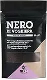 NERO FERMENTO NV Polvere di Aglio Nero prodotto con Aglio di Voghiera D.O.P. 30 gr, Made in Italy, Senza Conservanti, Antiossidante, Aromatizzatore Alimentare per tutti i piatti, dolci, cocktail