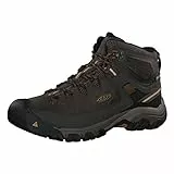 KEEN Targhee 3 Mid Waterproof, Scarpe da escursionismo Uomo, Marrone Black Olive Golden Brown, 46 EU