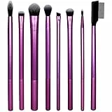 REAL TECHNIQUES 1991 Everyday Eye Essentials - Set Di Pennelli Per Ombretto, 8 Pezzi