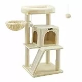 FEANDREA Albero per Gatti, Tiragraffi Trespolo per Gatti, Beige PCT51M