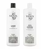 Nioxin System 1 Cleanser & Scalp Therapy DUO Set (1000ml) each, 1000ml