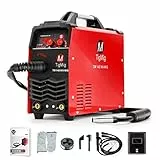TIGMIG Saldatrice Inverte DC MIG/MAG (Con o Senza Gas), MMA, TM140INVMIG, 140 AMP, Inverter IGBT (INCLUSI Bobina Filo + Guanti + Maschera + Martello + Spazzola + Manuale + Torcia) GARANZIA ITALIA