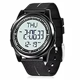 WIFORT Orologio Digitale da Polso, Orologio Sportivo Uomo Donna Impermeabile 5ATM Con Retroilluminazione a LED, Cronometro, Sveglia e Timer, Ultra-sottile Watches Unisex