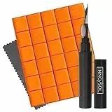 INNOSOL Set pulizia per l'elettronica I Adatto per AirPods, telefono cellulare, smartphone, cuffie, fotocamera, ecc.- Kit pulizia airpods con argilla detergente, penna detergente e panno in microfibra