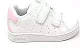 Geox B ECLYPER Girl A, Scarpe da Ginnastica Bimba 0-24, White/LT Pink, 24 EU