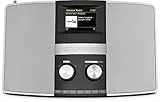 Nordmende Transita 400 - Internet radio (DAB+, FM, radio stereo, W-LAN, Spotify Connect, streaming audio Bluetooth, NFC, display a colori, sveglia, jack per cuffie, 2 x 10 Watt, AUX-In) nero/argento