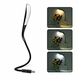 LEDGLE lampada di lettura lampada 3000-6500K dimmibile USB con 3 livelli di luminosità e braccio flessibile interruttore tattile computer portatile/PC（Aggiornamento）