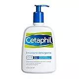 Cetaphil, Emulsione Detergente Fluido, Crema Viso e Corpo Idratante per Pelle Sensibile, Secca e Intollerante, Senza Profumo, Formato 470 ml