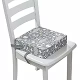 Saponhonix Cuscino Alzasedia per Bambini, Lavabile con Cinghie Spesse Regolabili, Smontabile Rialzo Sedia per Tavolo da Pranzo