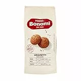 Forno Bonomi Amaretti, biscotti secondo la tradizione confezionati realizzati con i migliori prodotti naturali. Confezione da 300g