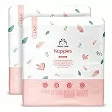 Marchio Amazon - Mama Bear Pannolini Premium, Taglia 2 (3-6 kg), Bianco, 168 Unità, 2 Confezione da 84