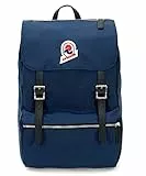 Invicta Zaino Jolly Heritage, Blu, Ufficio, Viaggio e Tempo Libero, Tasca Porta Pc, Dettagli in Pelle, 21 Lt, Per Uomo Donna