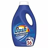 Dash Power Detersivo Lavatrice Liquido, 56 Lavaggi, Classico, Brillantezza, Maxi Formato, Efficace Anche A Bassa Temperatura