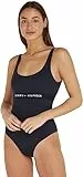 Tommy Hilfiger Costume da Bagno Donna One Piece Cut-out, Blu (Desert Sky), S