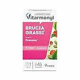 VITARMONYL - BRUCIA GRASSI - Integratore alimentare a base di tè verde e guaranà per il controllo del peso - Formula con doppia concentrazione - Confezione da 45 capsule - 14,4 g