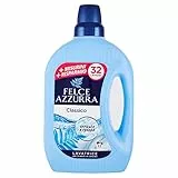 Felce Azzurra - Detersivo Liquido Classico, Profumo Inconfondibile, Efficace a Freddo - 32 Lavaggi - 1595 ml