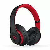Beats Studio3 Wireless Cuffie con cancellazione del rumore – Chip per cuffie Apple W1, Bluetooth di Classe 1, cancellazione attiva del rumore, 22 ore di ascolto – Nero/Rosso (Ribelle)