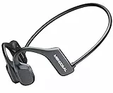 MONODEAL Cuffie conduzione ossea Auricolare Bluetooth Sport senza fili,Sweatproof, Adatto per la corsa