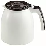 Melitta 100208 - Caraffa termica di ricambio, per macchina da caffè americano Melitta Enjoy Therm, colore: Bianco/Nero