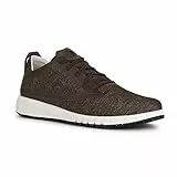 Geox U Aerantis, Scarpe da ginnastica basse Uomo, Verde (Dk Military), 42 EU