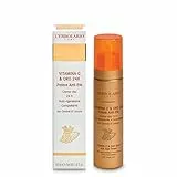L'Erbolario Crema Viso Giorno e Notte, Vitamina C & Oro 24K, Nutri-Rigenerante Compattante, Iluminante, Potere Anti-Età con Caviale di Limone, Formato 50ml