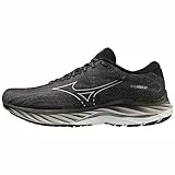 Mizuno Wave Rider 27, Corsa Uomo, Ebano Iblue Nero, 44 EU