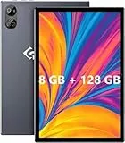Android Tablet 10.1' 8 GB + 128 GB (1TB TF), Octa core, 2,5 GHz, 8 MP + 13 MP, fotocamera 4G LTE, WiFi, Type-C (nero) (nero, 128 GB)