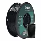 eSUN Filamento TPU Flessibile 1.75mm, Filamento per Stampante 3D TPU-95A, Precisione Dimensionale +/- 0.05mm, Bobina da 1kg (2.2 libbre) Filamento per Stampa 3D per Stampanti 3D, Nero
