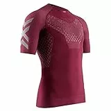 X-Bionic Twyce 4.0 Running Maglietta a Maniche Corta R011 Namib Red/Dolomite Grey S
