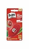 Pritt Colla Roller, Colla per Bambini Sicura e Affidabile, Colla Pritt per Lavoretti e Fai da te, per Incollaggi Precisi e Facili, Scuola e Ufficio, Pritt Colla Roller Compact Permanente 8.4mm x 10m