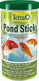 Tetra Pond Sticks - Mangime per Pesci di Stagno, per Pesci sani e Acqua limpida, 1 L
