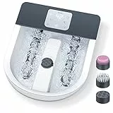 Beurer Foot Spa FB 60, Idromassaggiatore Plantare con Riscaldamento dell'Acqua, Idromassaggio, Massaggio Vibrante e 3 Zone di Temperatura