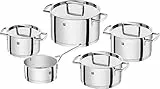 ZWILLING Set di Pentole, 5 Pezzi, 4 Coperchi, Adatto per Induzione, Acciaio Inox, Passion