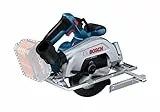 Bosch Professional 18V System Sega Circolare a Batteria GKS 18V 57-2 (Lama da 165 mm, Profondità di Taglio di 57 mm, senza Batterie e Caricabatteria, in L-BOXX)