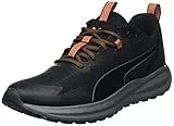 PUMA Twitch Runner Trail, Scarpe per jogging su strada, Unisex - Adulto, Puma Black-Chili Powder, 42 EU