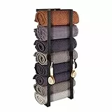 Weigudoc Portasciugamani Verticale, Portasciugamani da Bagno, Portasciugamani Retrattile a Parete da 70cm per Bagno, Porta Asciugamani Senza Punzonatura per Asciugamani Arrotolati, Nero