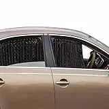 ZATOOTO Parasole de Auto Parasole per Finestrini Lateralii (2 Pezzi), Tende Magnetiche per Bloccare Raggi UV e Calore, Nero