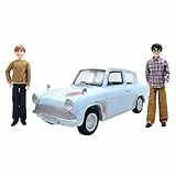 Harry Potter - Auto Volante con Harry e Ron, con macchina Ford Anglia e bambole Harry Potter e Ron Weasley, Giocattolo da collezione per Bambini 6+ Anni, HHX03