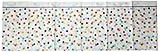 Unique- Tovaglia in Plastica-2,13 m x 1,37 m-Motivo per Feste a Pois Arcobaleno, Multicolore, 84' x 54', 58253