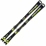 Fischer RC4 - Set sci SC 22/23 Slalom 165, colore: Nero/Giallo