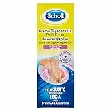 Scholl Crema Rigenerante Pelle Secca, Crema Piedi ad Assorbimento Rapido, Azione Esfoliante e Idratante per Pelle Liscia e Rivitalizzata, 60ml