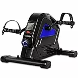 Uten Mini Cyclette, Pedal Trainer, Attrezzo Ginnico Portatile Per La Riabilitazione di Gambe e Braccia, Nuovo Trainer per Pedali a Resistenza Magnetica Aggiornato, Per Uso Domestico e In Ufficio