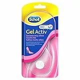 Scholl Solette Gel Activ, Solette Donna per Tacchi Alti, Azione Ammortizzante e Antiscivolo, Confezione da 1 Paio