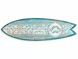 DECLINA, Tavola da Surf decorativa, decorazione da parete, stampa su alluminio, tavola da surf decorativa California Beach, 100x30 cm