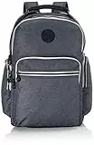Kipling OSHO Zaino Casual, 42 cm, 25 L, Nero (Charcoal)