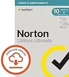 Norton Utilities Ultimate 2024, 10 PC, Licenza di 12 mesi