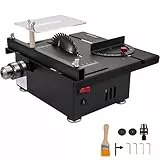VEVOR Mini Set di Seghe da Tavolo Multifunzionale 96 W 10000 r/min Seghe Elettriche da Scrivania Profondità di Taglio 33 mm Strumento di Taglio Scrivania Multifunzionale per Taglio Acrilico