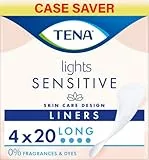 TENA Lights Long Liner – 4 confezioni da 20 (80 liner)
