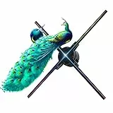 Audiovisivi e periferiche Jeanoko LED Proiettore Olografico 3, Proiettore Olografico LED Proiettore Olografico 1080P 3D Ologramma Player 65CM 100-240V(Spina UE)